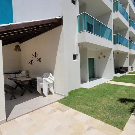 Flat beira mar a 300m das piscinas de Porto Mahalo Residence 05 P- ate 6 pessoas-3